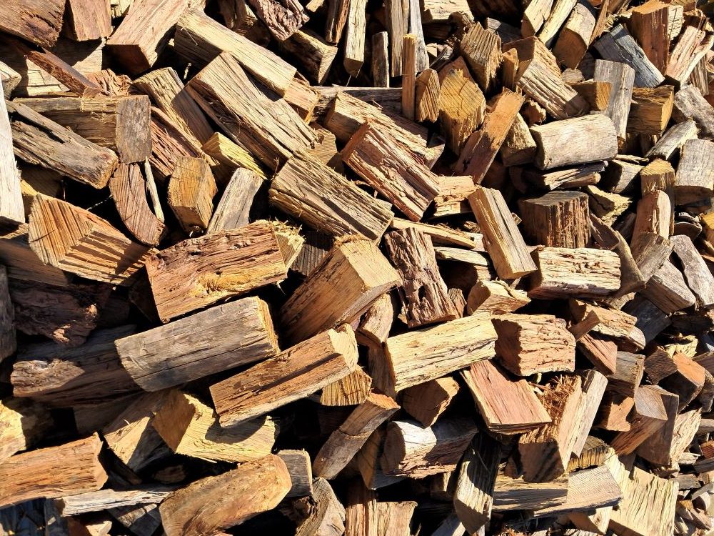 Split hardwood firewood supplied and delivered by Canberra Firewood